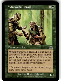 Wirewood Herald Onslaught Regular MTG - Image 1