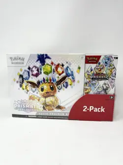 Pokemon Prismatic Costco 2 Pack - SEALED Bundle ETB + Booster Bundle Evolutions - Image 1