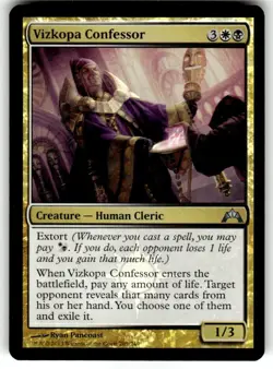 Gatecrash Magic: The Gathering Vizkopa Guildmage FOIL MTG - Image 1