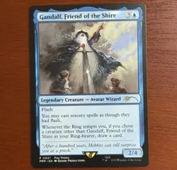 Gandalf, Friend of the Shire, P 0001, NM Play Promo, MTG LotR Lord Rings Magic - Image 1