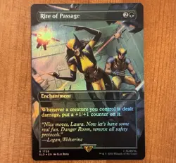 Rite of Passage, R 1739, NM Foil, MTG Secret Lair x Marvel, Wolverine Logan ⭐ - Image 1