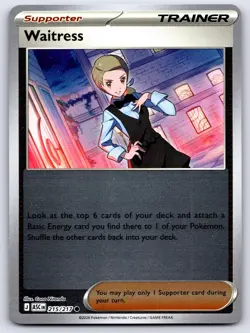 WAITRESS 215/217 REVERSE HOLO ME: ASCENDED HEROES POKEMON NEAR MINT - Image 1
