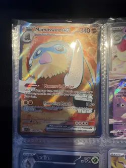 Pokemon TCG Mamoswine ex Secret Rare Ultra Rare Journey Together 174/159 NM - Image 2