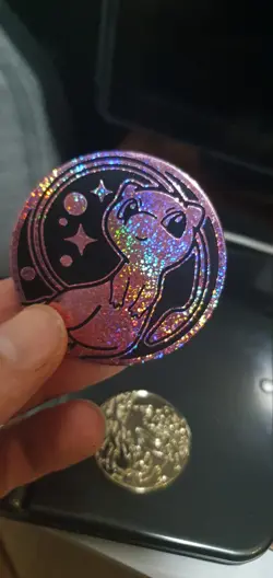 Pokemon - Charizard VMAX Gold Flipping Coin Token Plus Lugia And Mew - Image 5