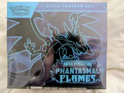 Pokemon TCG Mega Evolution: Phantasmal Flames ETB (9 Boosters/Promo/Much More!) - Image 1