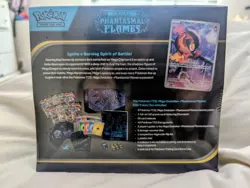 Pokemon TCG Mega Evolution: Phantasmal Flames ETB (9 Boosters/Promo/Much More!) - Image 2