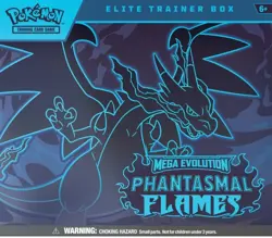 Pokemon TCG Mega Evolution: Phantasmal Flames ETB (9 Boosters/Promo/Much More!) - Image 3