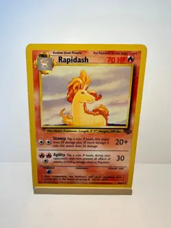 Rapidash 44/64 Uncommon Jungle Pokemon Moderately Played - Image 1