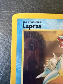 Pokemon TCG Lapras #10/62 Fossil Holo Rare Vintage Played - Image 3