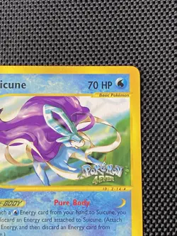 Pokemon TCG Suicune WOTC Black Star Promo 53 E Series 4Ever Stamp NM - Image 3