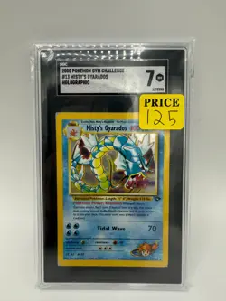 2000 Pokemon Gym Challenge #13 Misty's Gyarados Holo SGC 7 - Image 1