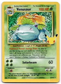 Venusaur 15/102 Classic Collection Celebrations: Classic Collection Pokemon NM - Image 1