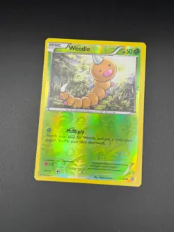 Pokemon Weedle Reverse Holo Common XY - Primal Clash 1/160 NM - Image 1