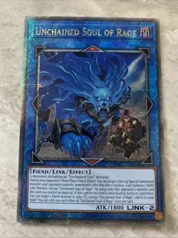 Yugioh - Unchained Soul of Rage - RA02-EN041 - Quarter Century Rare 1st Edition - Image 1