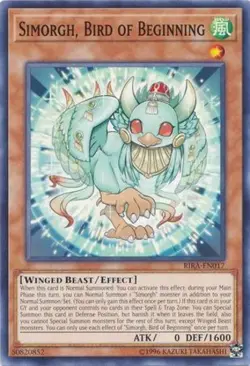 Simorgh, Bird of Beginning - RIRA-EN017 - Common - Unlimited Edition - Lightly P - Image 1