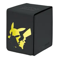 Ultra Pro Nintendo Pokemon TCG Pikachu Alcove Flip Deck Box Card Storage Case - Image 1