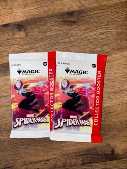 MTG Spider-Man Collector Booster Pack English Version X2 New & Sealed - Image 1