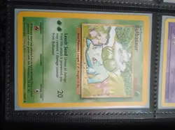 Pokemon TCG Bulbasaur Base Set, Unlimited Common Card 44/102 HP - Image 1