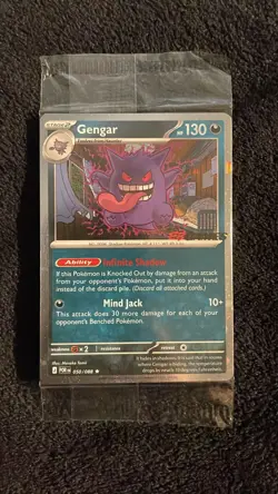 Gengar EB Games Promo Sealed 🌀 Swirl Holo 050/088 Perfect Order English Pokemon - Image 1
