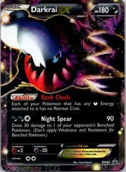 Darkrai EX - BW46 BW46 Holo Promo Black And White Promo Pokemon LP - Image 1