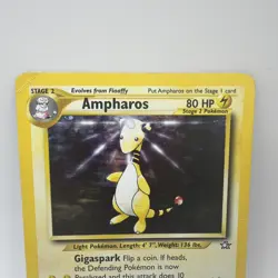 Pokemon TCG Ampharos 1/111 Neo Genesis Holo DMG - Image 2