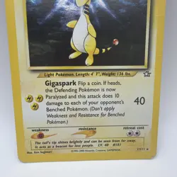 Pokemon TCG Ampharos 1/111 Neo Genesis Holo DMG - Image 3