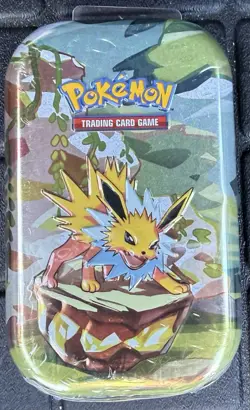 Pokemon TCG: Scarlet & Violet-Prismatic Evolutions Mini Tin Jolteon Art - Image 1