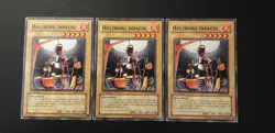 Yu-Gi-Oh! 3x Holzborg Inpachi, RDS-DE001, Common, 1. Auflage, Deutsch, Near Mint - Image 1