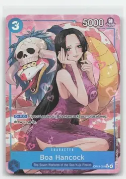 One Piece - Boa Hancock (Alternate Art) - Carrying On His Will OP13-051 5000! - Image 1
