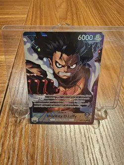 Monkey D. Luffy OP11-040 Leader Alternate Art NM Fist Of Divine Speed - Image 1