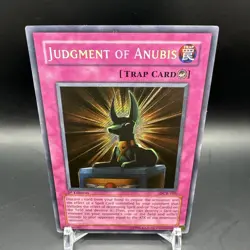 Yugioh Card TCG Judgment Of Anubis DCR-105 Secret Rare 1st Edition Holo LP - Image 1