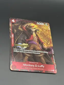 One Piece TCG - Monkey D Luffy P-007 (P) - CS 2023 CHAMPIONSHIP PROMO - Image 4