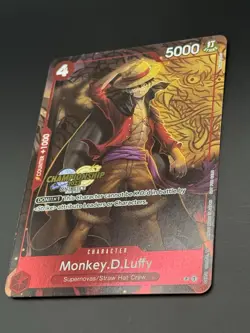 One Piece TCG - Monkey D Luffy P-007 (P) - CS 2023 CHAMPIONSHIP PROMO - Image 5