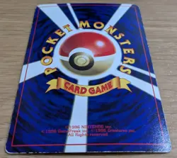 Giovanni's Nidoking Pokemon Card Corocoro No.034 Old Back From Japan - Image 4