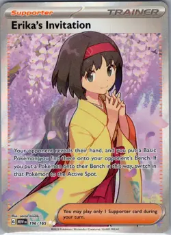 Erika's Invitation 196/165 SV: Scarlet & Violet 151 - Pokemon Card - NM - Image 1