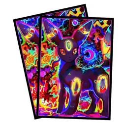 Trading Card Pokemon Umbreon CCG Card Sleeves 66X91mm Iridescent Standard Size - Image 3
