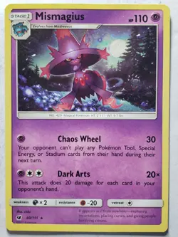 Mismagius 40/111 - PL - RARE Crimson Invasion Pokemon Card $2 Combined Shipping - Image 1