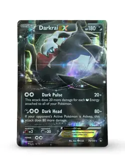 Darkrai EX 74/122 Breakpoint Ultra Rare Holo Pokemon TCG English Card - Image 1