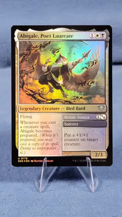 Abigale, Poet Laureate (FOIL) - [Secrets of Strixhaven] MTG SOS 170 NM ⚪💀 - Image 1