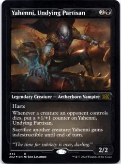 Yahenni, Undying Partisan (Foil Etched) Double Masters 2022, 445 NM - Image 1