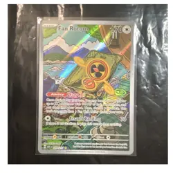 Pokemon TCG Fan Rotom Full Art Holo Rare Electric Basic 250/217 - Image 1