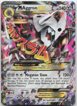 M Aggron EX 94/160 XY - Primal Clash Pokemon Card NM - Image 1