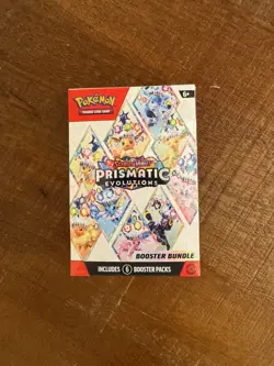 Pokemon TCG Scarlet & Violet Prismatic Evolutions Booster Bundle - 6 Packs - Image 1