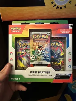 X10 Pokemon First Partner Series 1 Illustration Collection, Mega Evolution, TCG - Image 1