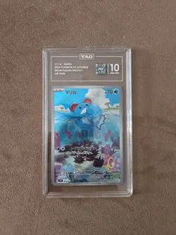 Pokemon 2023 Japanese SV2P-Snow Hazard #073 Marill Art Rare Tag 10 - Image 1