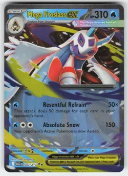 Mega Froslass ex 047/217 Double Rare Ascended Heroes Pokemon Near Mint - Image 1