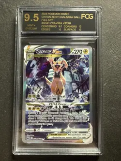 Zeraora VSTAR Full Art 2023 Pokemon SWSH Crown Zenith #GC43/GC 70 FCG 9.5 - Image 1