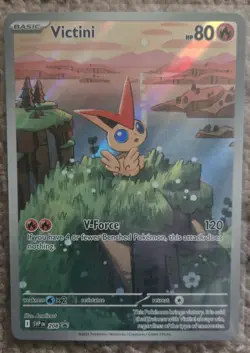Victini 208 Pokemon SV: Black Bolt White Flare Black Star Promo Holo - Image 1