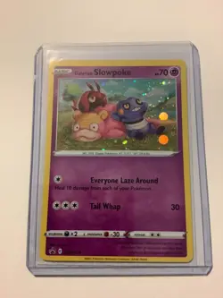 2021 Pokemon SWSH Black Star Promo SWSH126 Galarian Slowpoke M/NM - Image 3