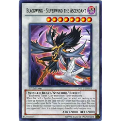 * BLACKWING - SILVERWIND THE ASCENDANT * 1ST EDITION RARE DP11-EN015 (HP) YUGIOH - Image 1